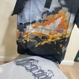 Black and Orange Graphic Tee